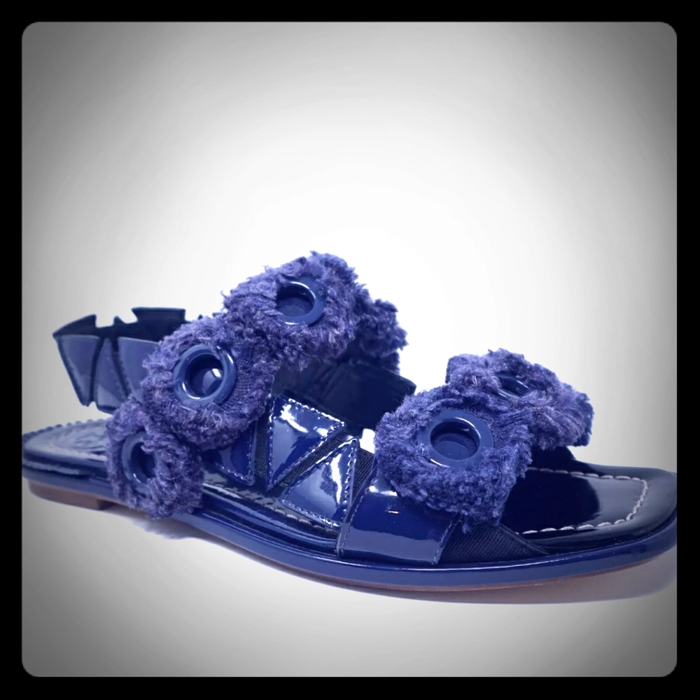 Tory Burch Womens Freya Eyelet Slingback